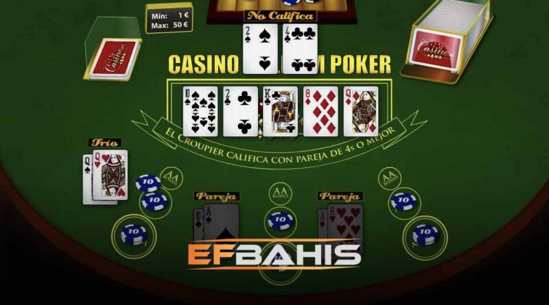 Efbahis video poker oyunları